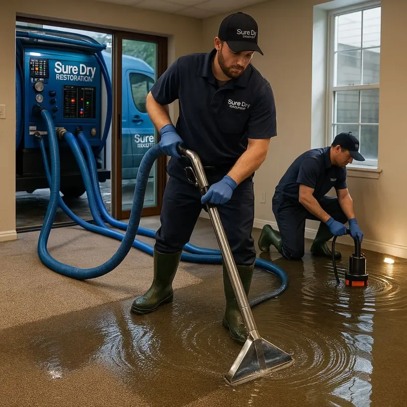 Water Extraction and Removal process in Brownsville, PA